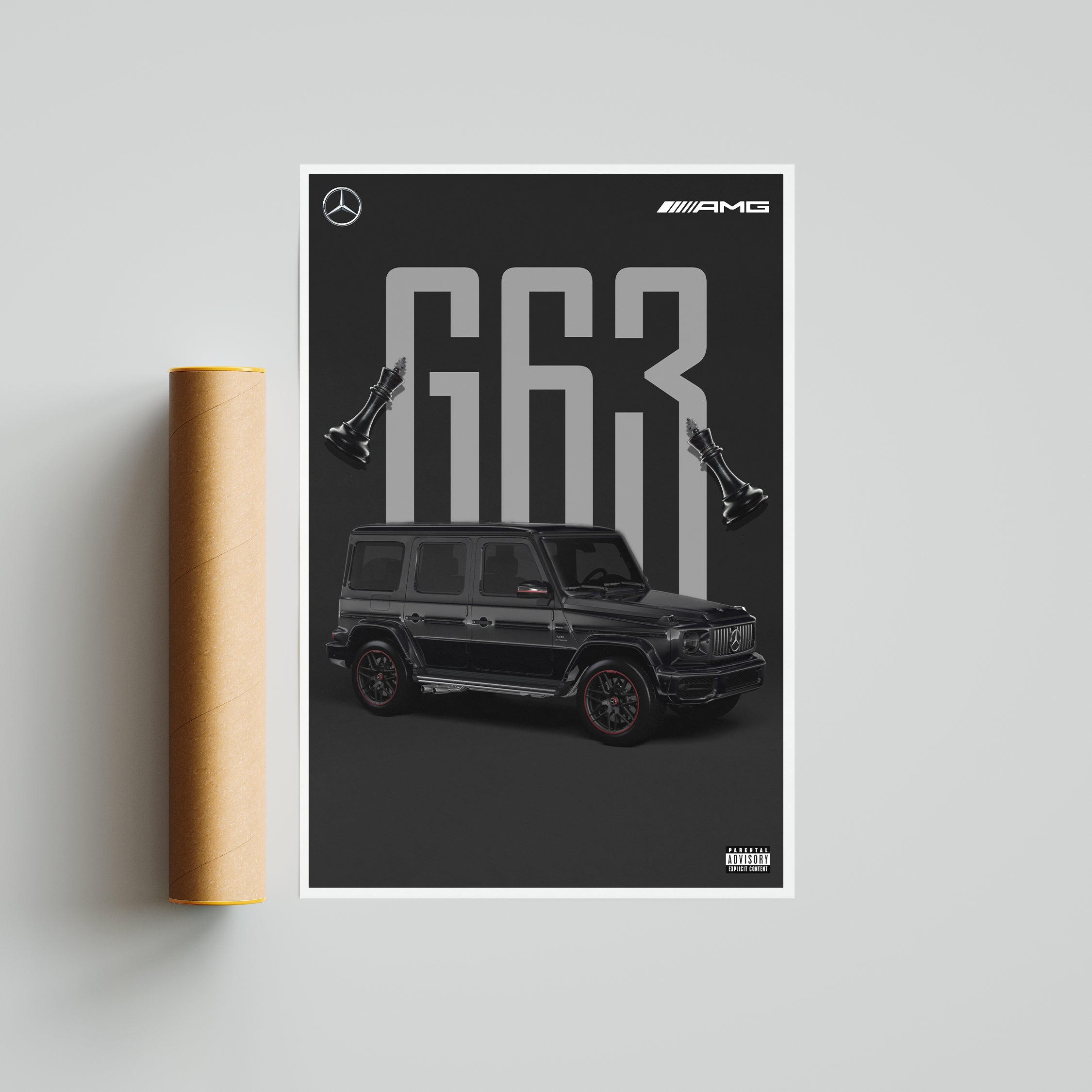 Mercedes-AMG G63 – King of the Grid [Size: 12" x 18"]