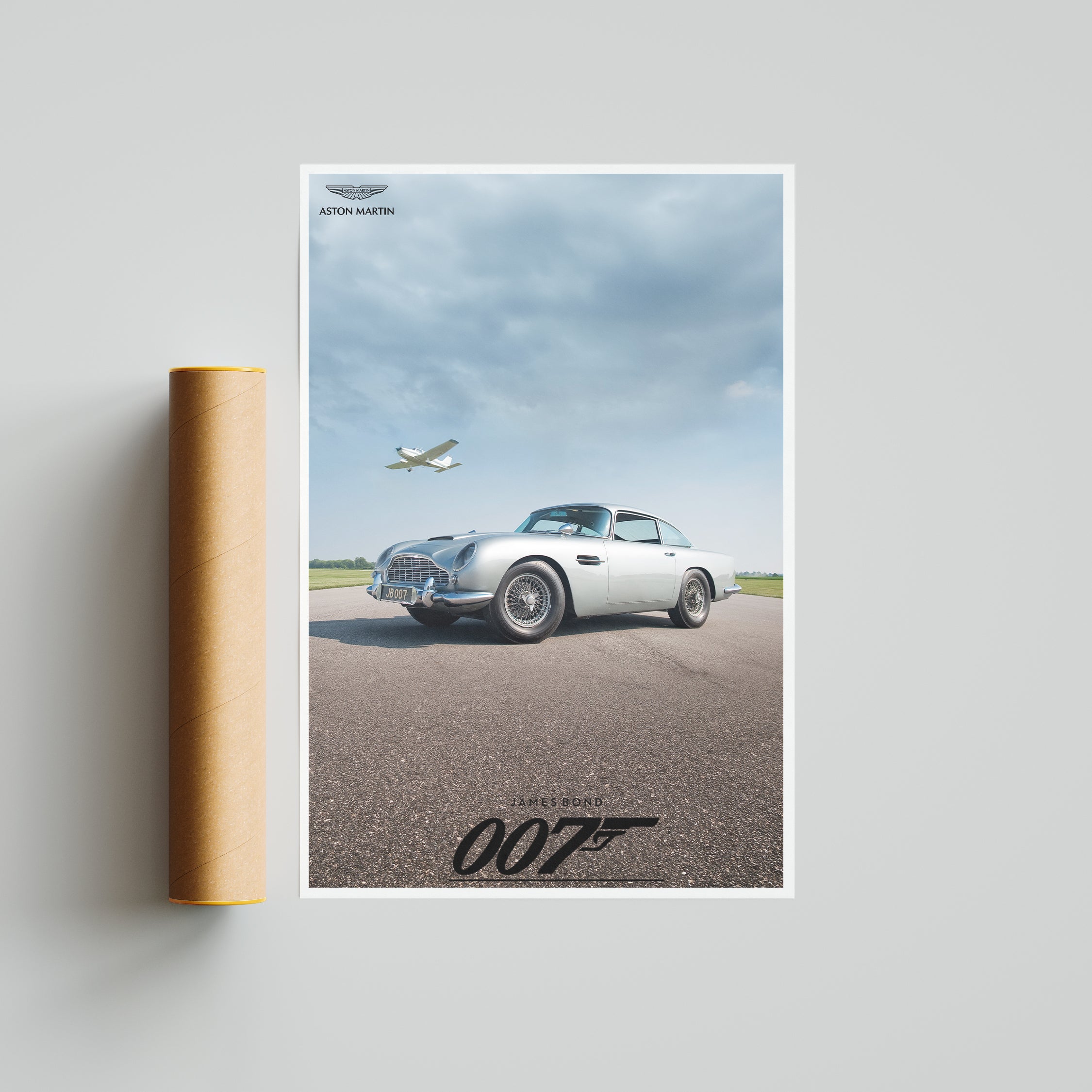 Aston Martin DB5 – 007’s Timeless Machine [Size: 12" x 18"]