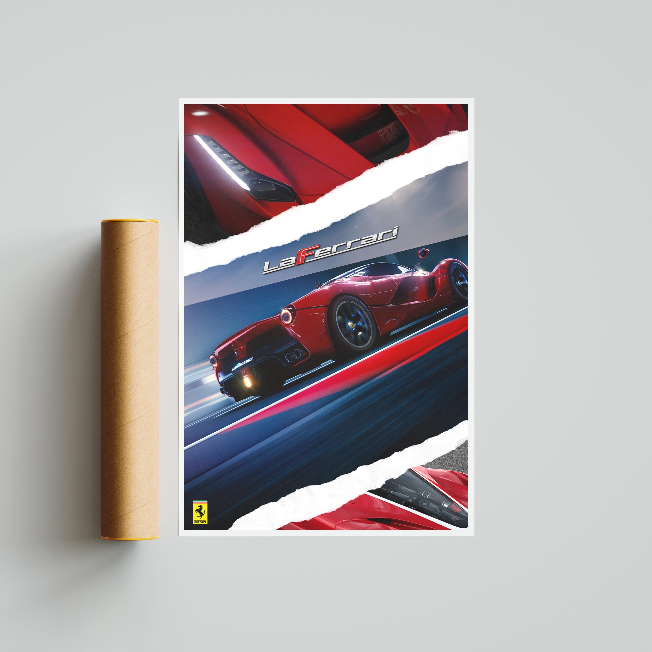LaFerrari – The Shape of Speed [Size: 12" x 18"]