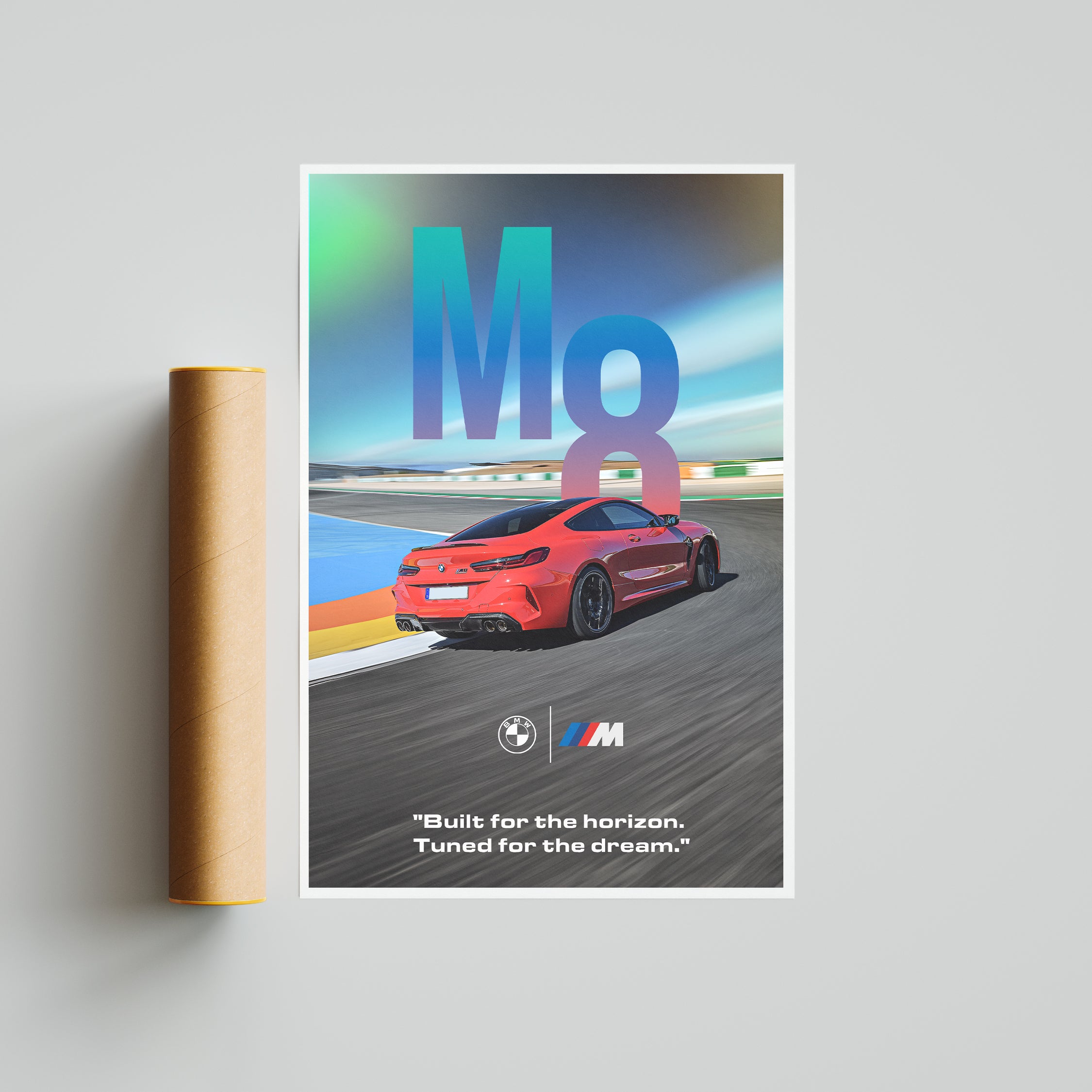 BMW M8 | Silent Thunder [Size: 12" x 18"]