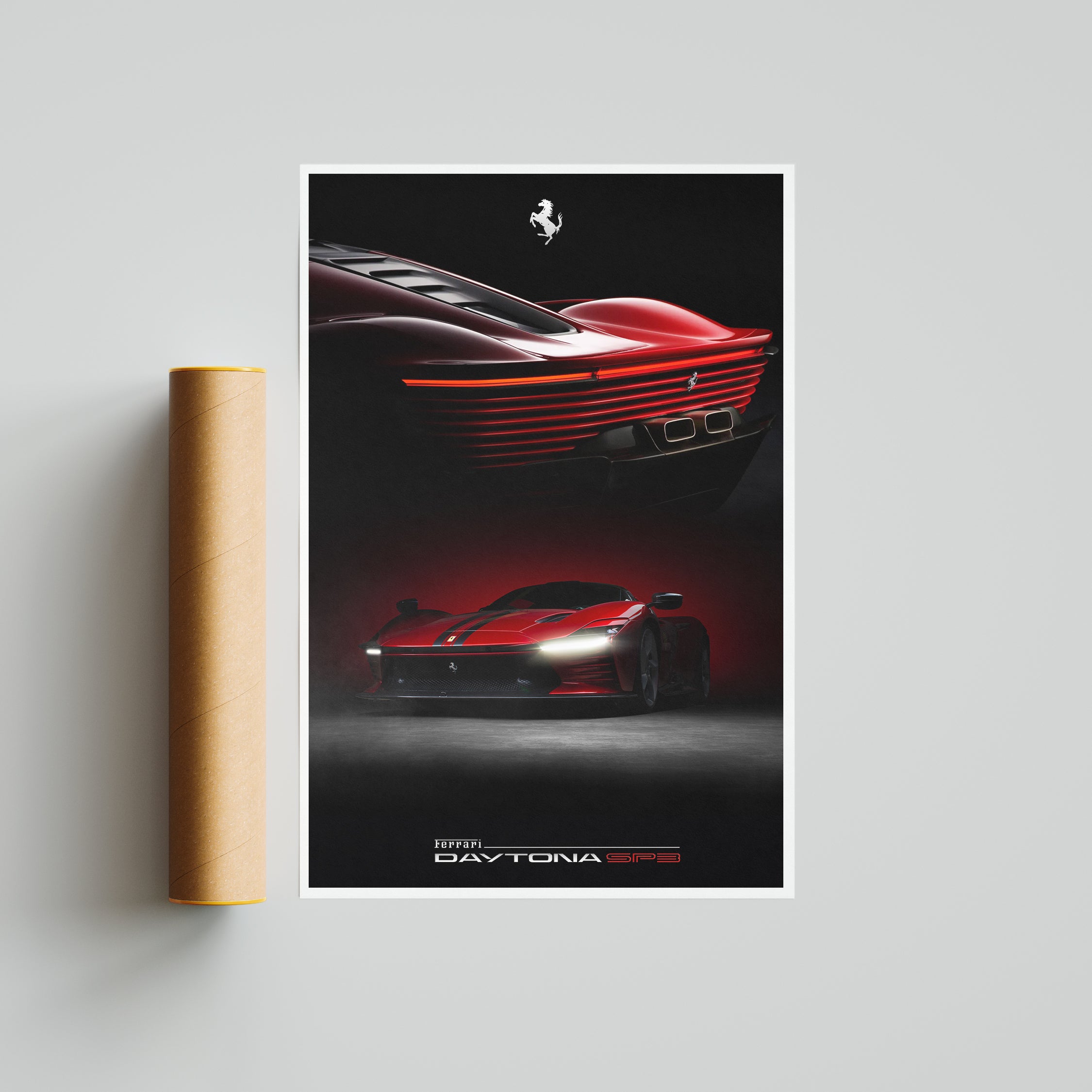 Ferrari Daytona SP3 – Legacy in Motion [Size: 12" x 18"]