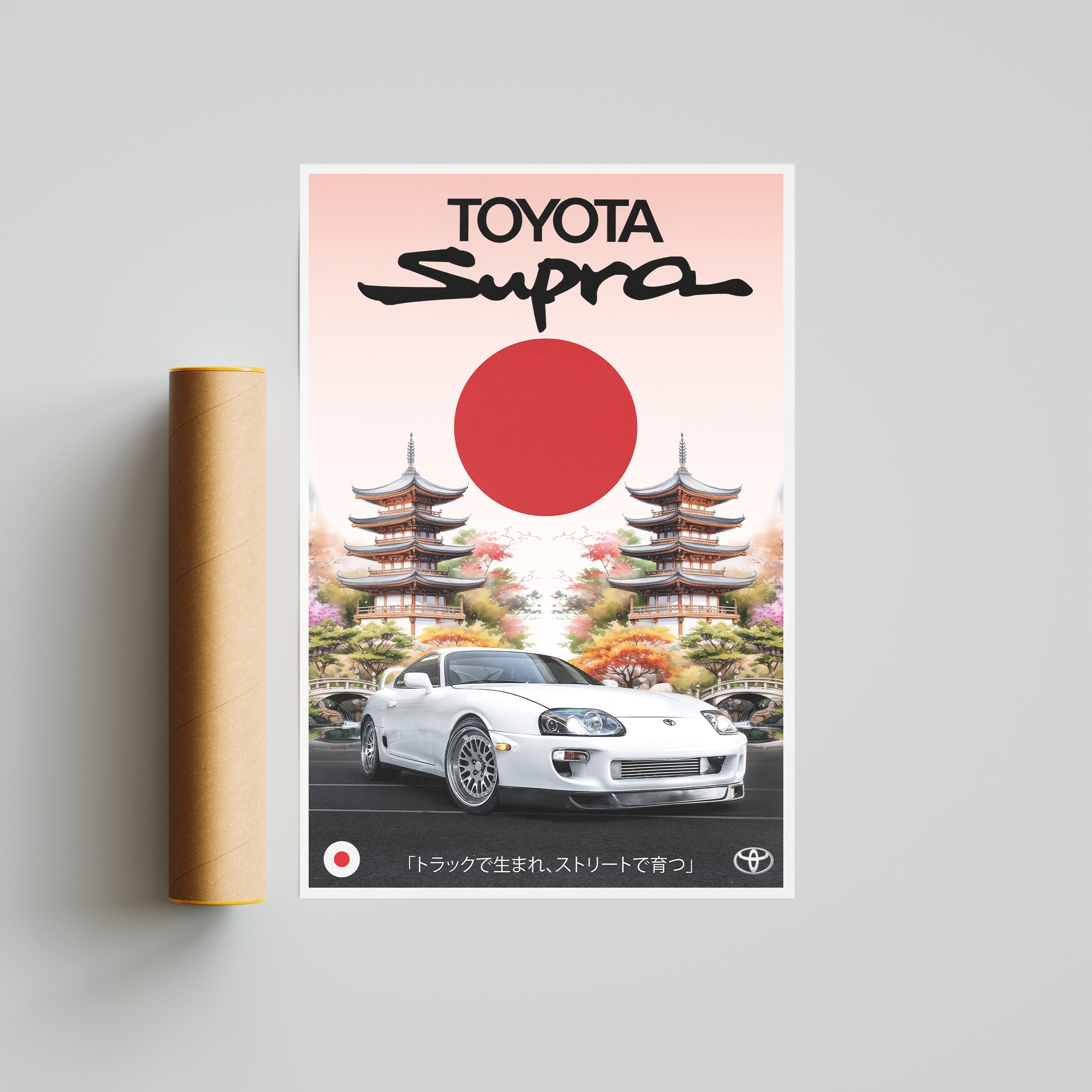 Toyota Supra | Spirit of Japan [Size: 12" x 18"]