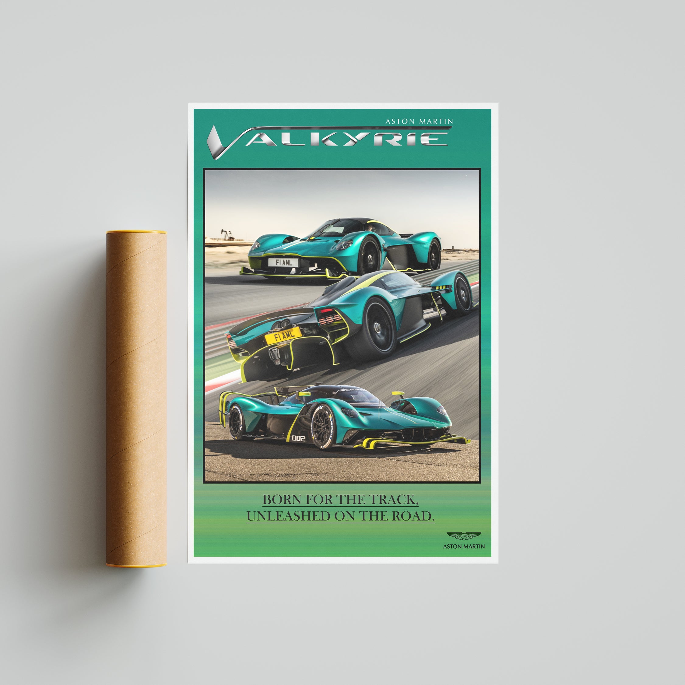 Aston Martin Valkyrie – Trackborn. Streetbound. [Size: 12" x 18"]